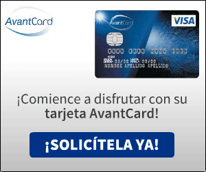 Tarjetas de crédito gratis Avantcard